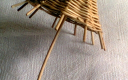 Зонт плетеный декоративный