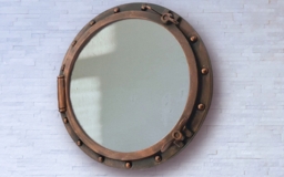 Зеркало настенное в круглой раме Регата