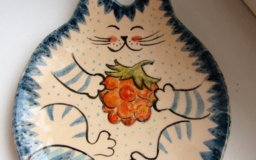 Тарелка сувенирная Котик