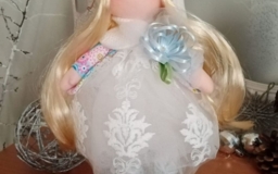 Текстильная кукла Тильда