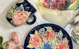 Тарелка столовая Розы