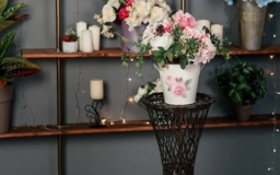 Стол подставка для цветов Прованс