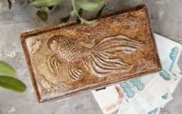 Шкатулка-купюрница Золотая рыбка